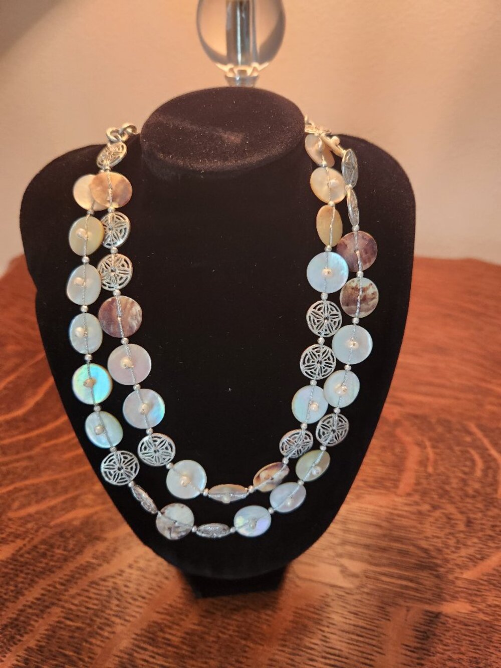 Sigrid Olsen Women's Seashell Disc & Pearl Necklace – Silver-Tone Starfish